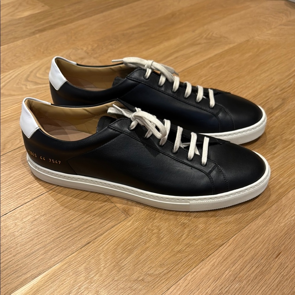 Common Projects Black and White Sneakers